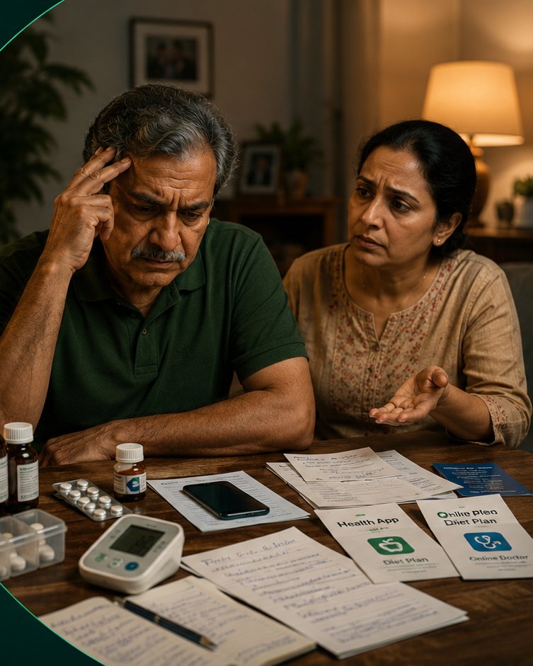 Patient navigating the gap between hospital and home care